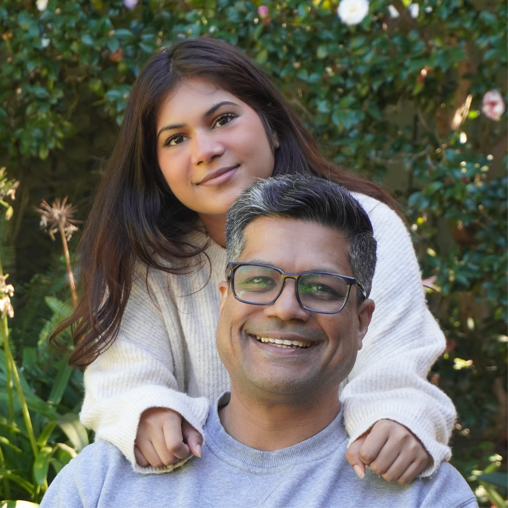 Syed with Daughter