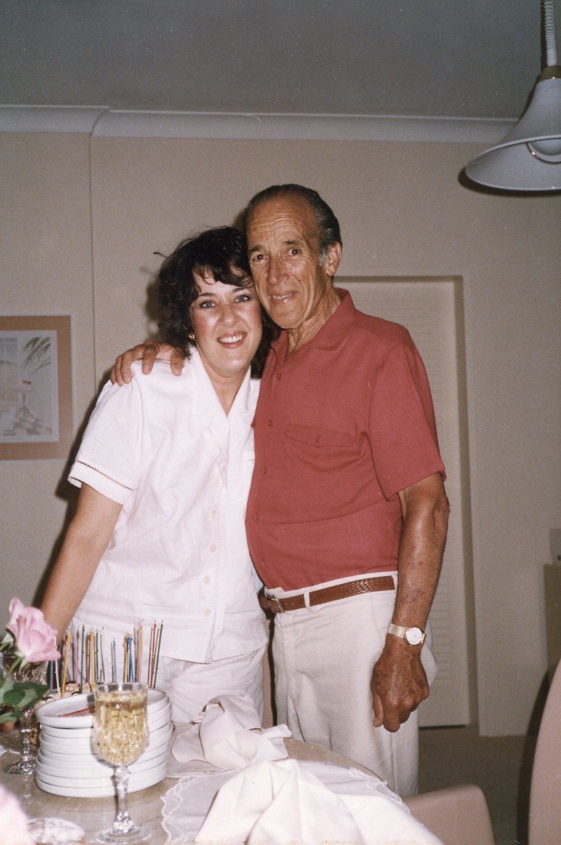 Vicki Taranto and her father, Vince