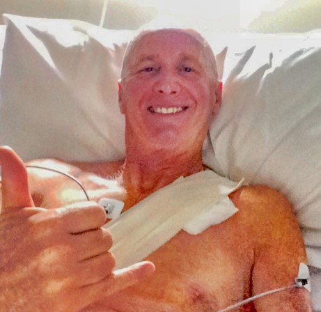 Chris Hewgill suffered a near fatal heart attack out of the blue