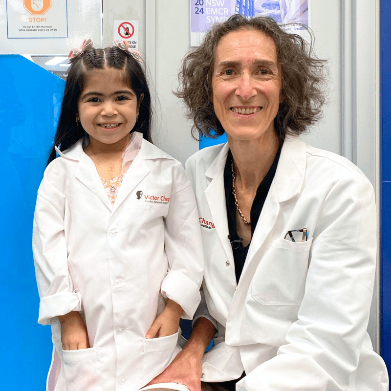 Heart warrior Inayah visits the Sydney Headquarters